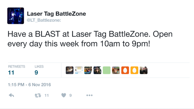 Illustration for article titled Possible Voter Suppression? Lots Of Laser Tag Places Are Still Open Today